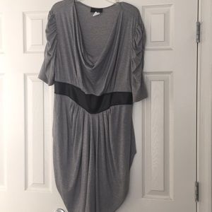 Midi dress in color grey